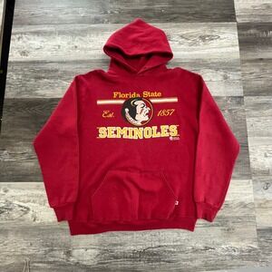 Vintage Russell Athletic Florida State Seminoles‎ Hoodie Sweatshirt 80s Mens L